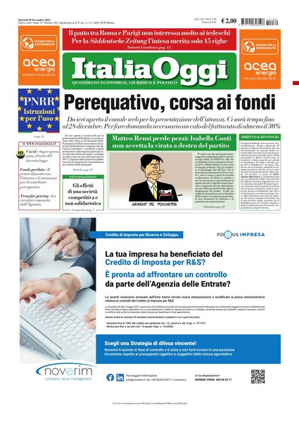 Italia oggi : quotidiano di economia finanza e politica